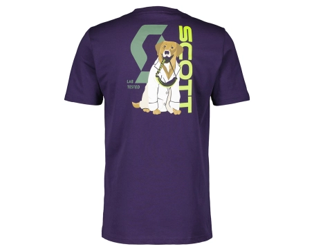 T-shirt manches courtes Homme RETRO Violet Cyber