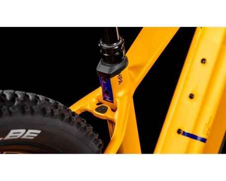 VTT électrique semi rigide Homme REACTION HYBRID SLX 800 Orange