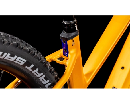 VTT électrique semi rigide Femme REACTION HYBRID SLX 800 Orange