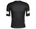 Maillot manches courtes Homme ENDURANCE PRO Noir/Blanc Coton - Image 2/2