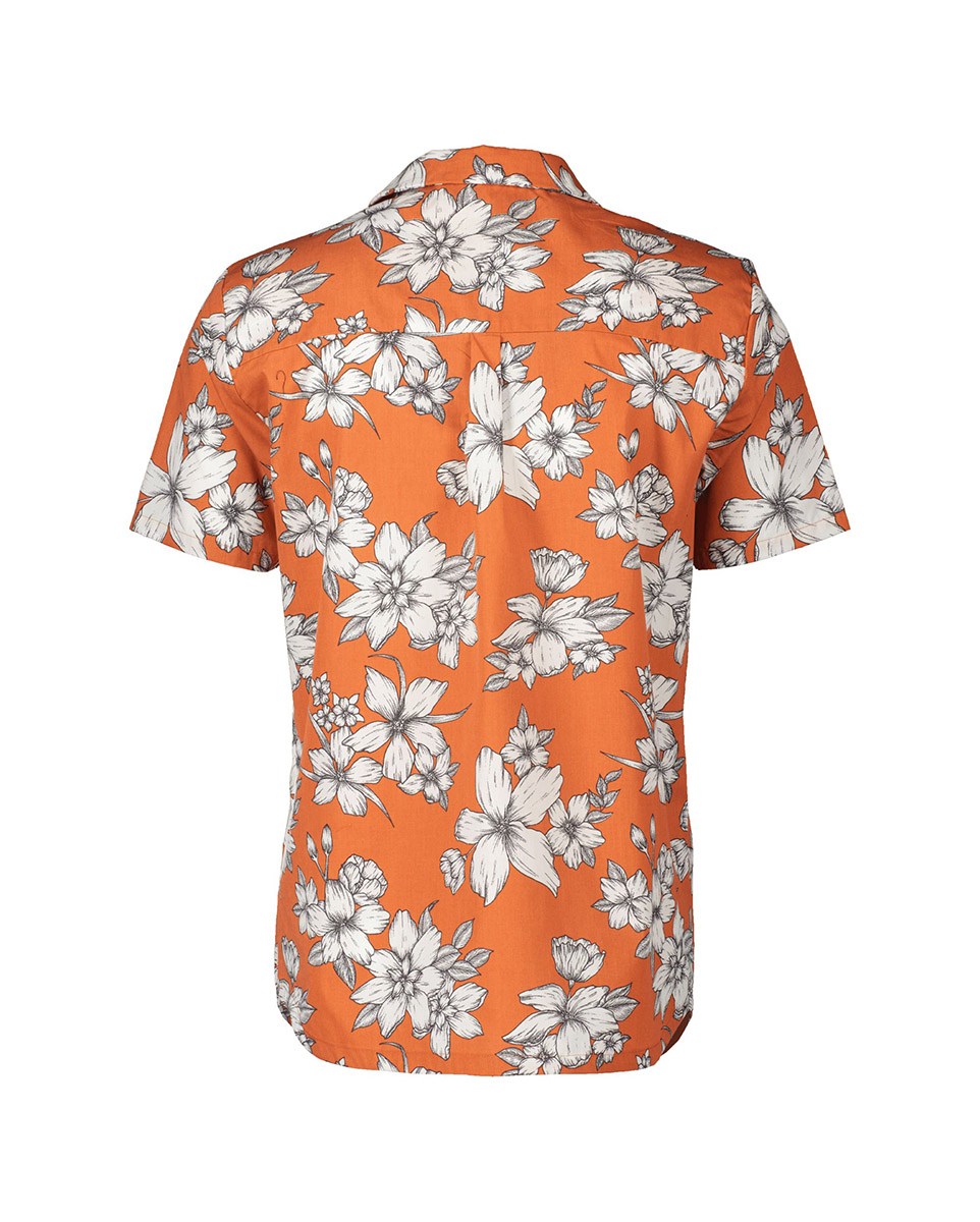 Chemise manches courtes Homme BUTTON LT Orange