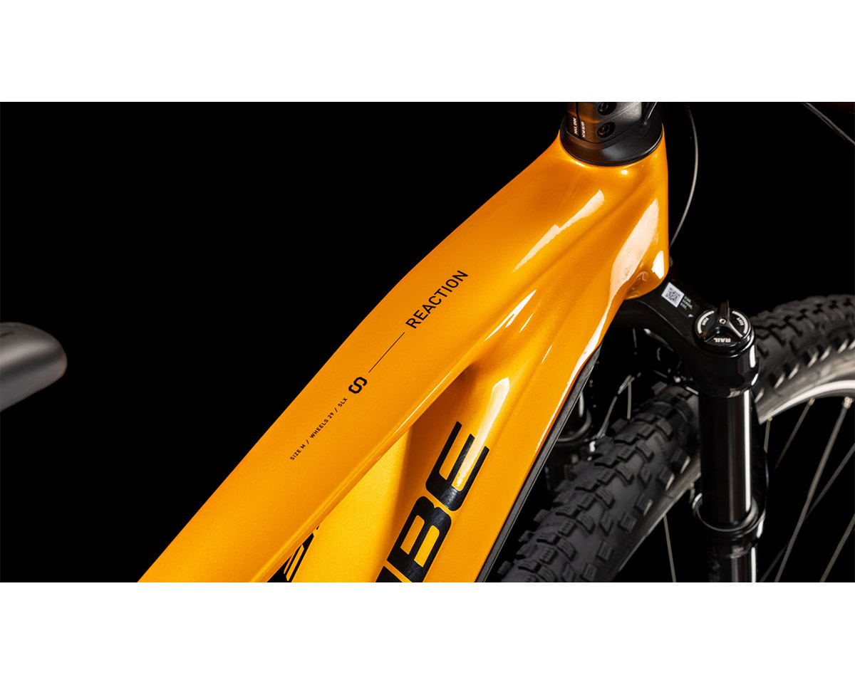 VTT électrique semi rigide Homme REACTION HYBRID SLX 800 Orange