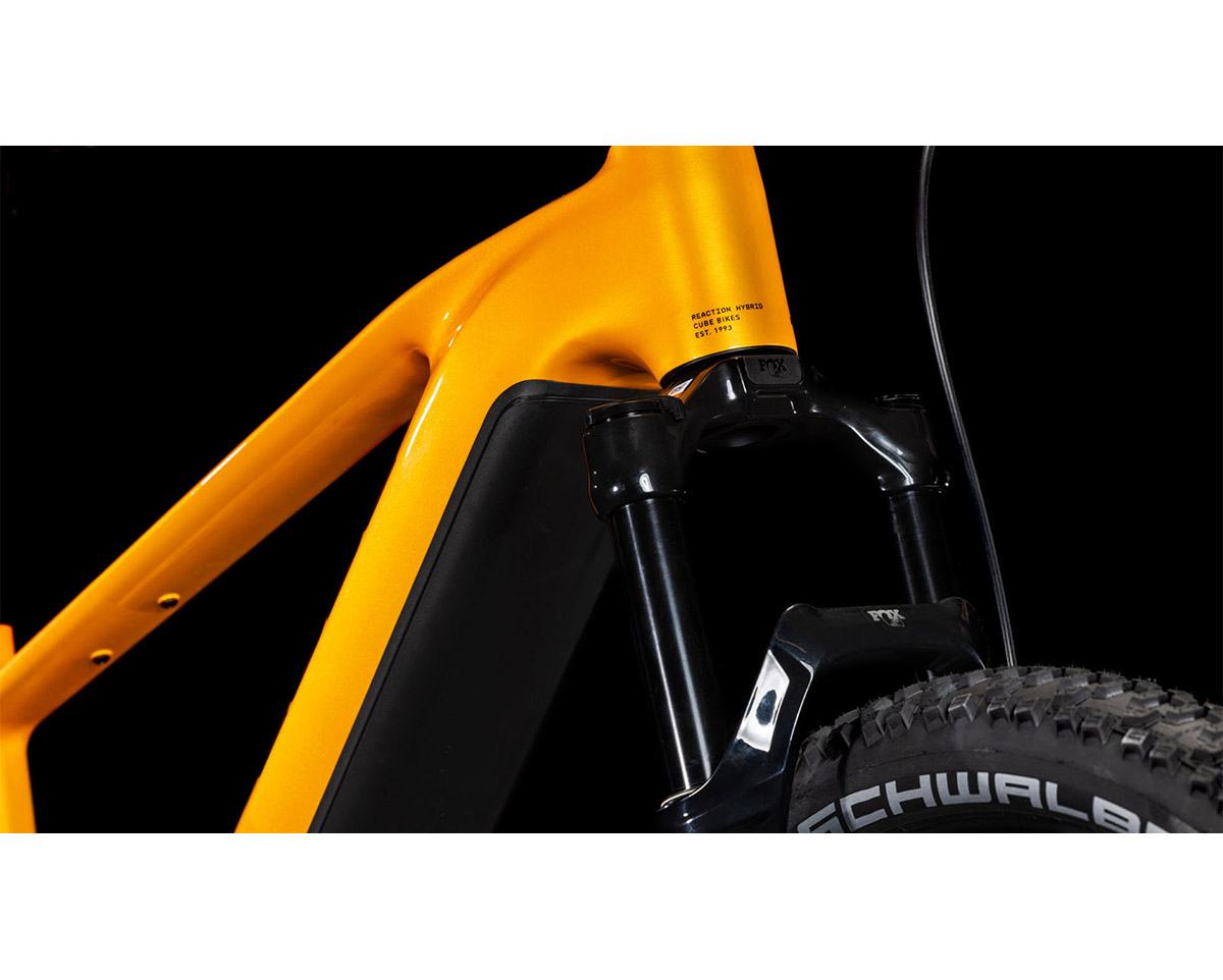 VTT électrique semi rigide Homme REACTION HYBRID SLX 800 Orange
