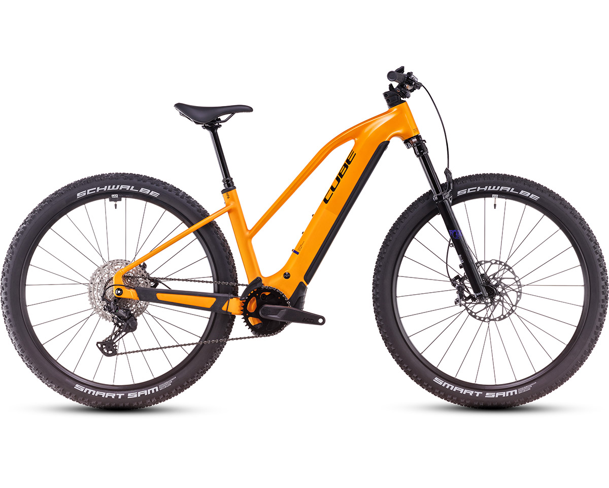 VTT électrique semi rigide Femme REACTION HYBRID SLX 800 Orange